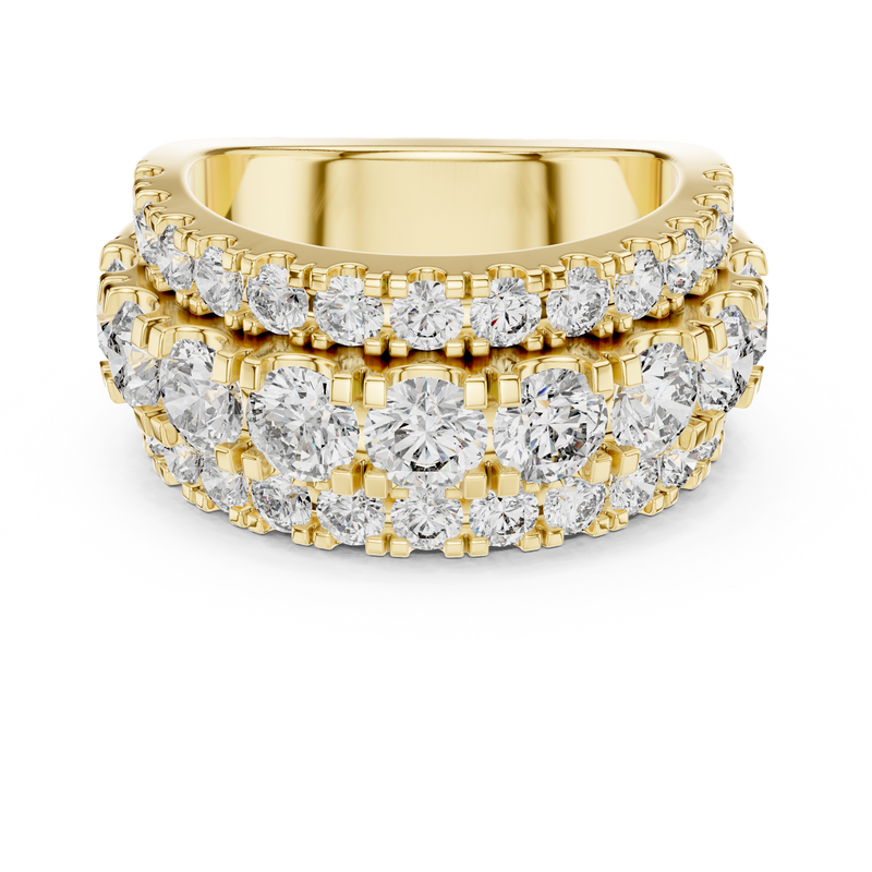 Ladies Ring DDLR-047@7 - Yellow Gold - Image