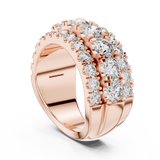 Ladies Ring DDLR-047@7 - Rose Gold - Image