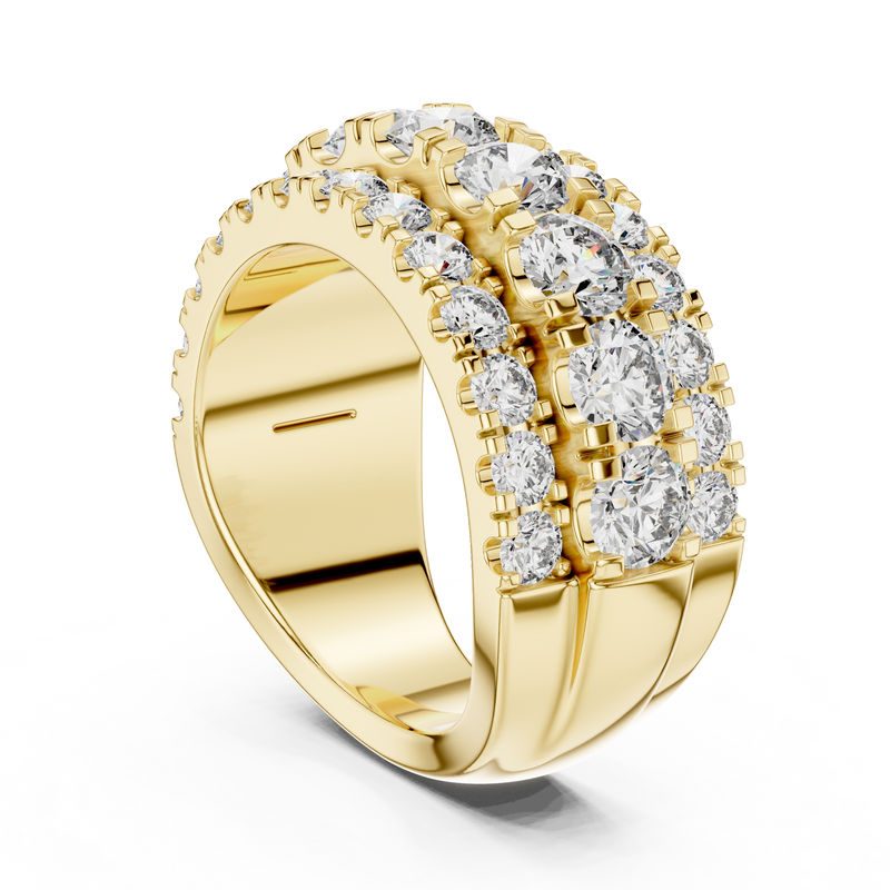 Ladies Ring DDLR-047@7 - Yellow Gold - Image