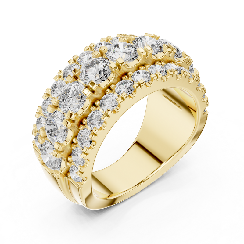 Ladies Ring DDLR-047@7 - Yellow Gold - Image