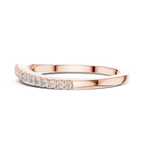 Ladies Ring DDLR-048@7 - Rose Gold - Image