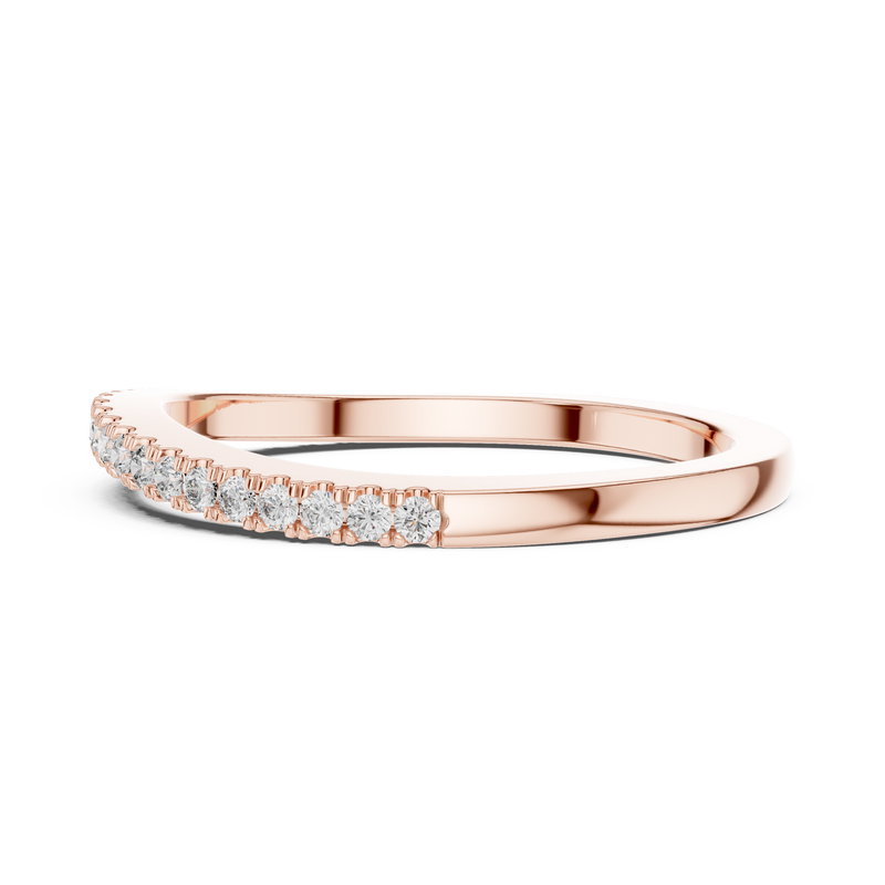 Ladies Ring DDLR-048@7 - Rose Gold - Image
