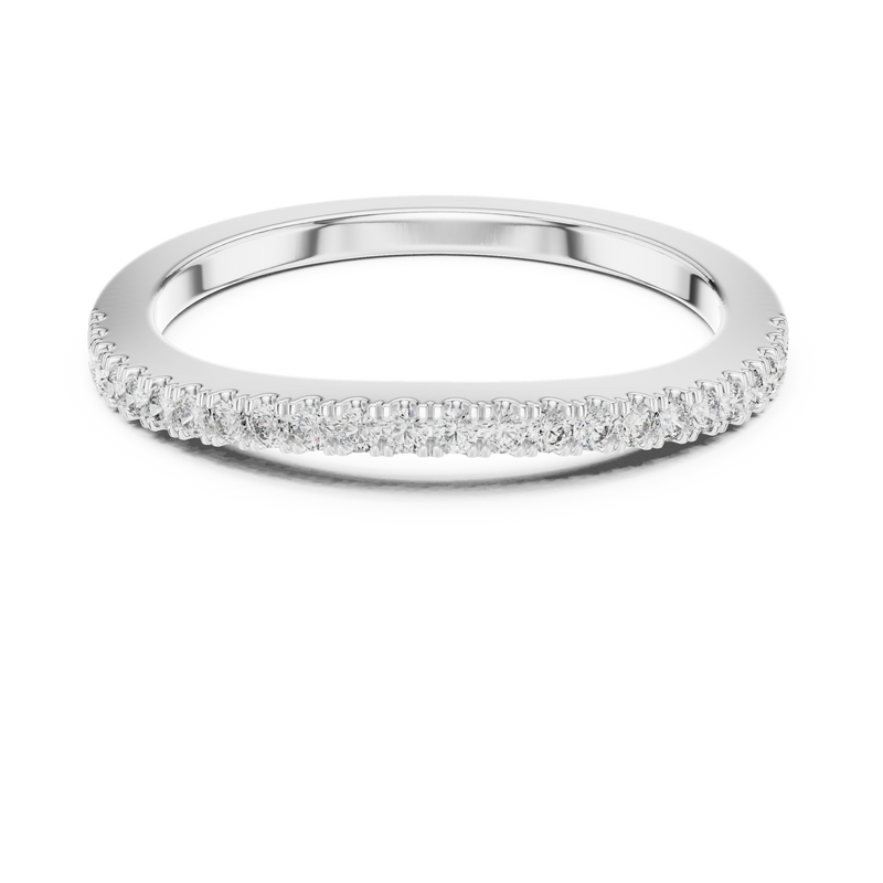 Ladies Ring DDLR-048@7 - White Gold - Image