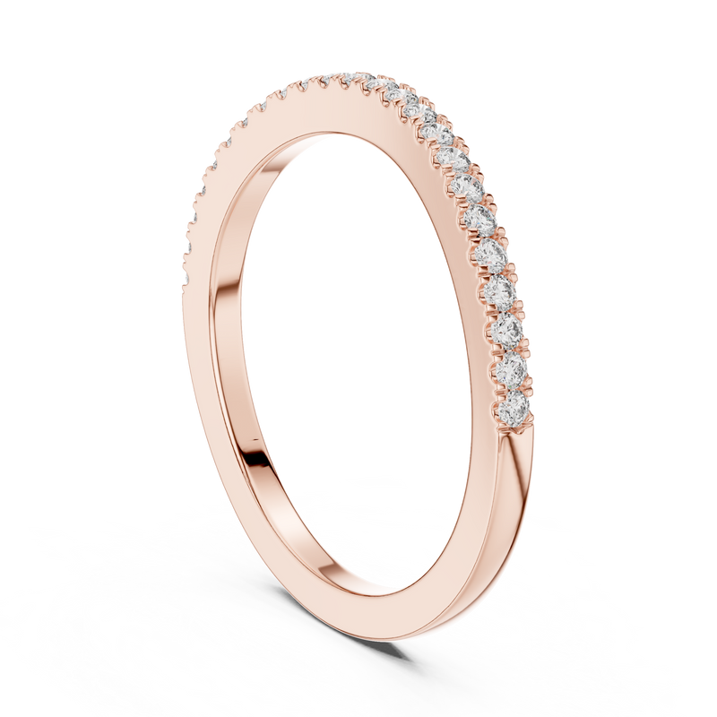 Ladies Ring DDLR-048@7 - Rose Gold - Image