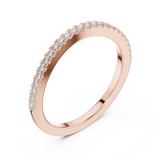 Ladies Ring DDLR-048@7 - Rose Gold - Image