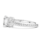 Ladies Ring DDLR-049@7 - White Gold - Image