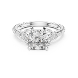 Ladies Ring DDLR-049@7 - White Gold - Image