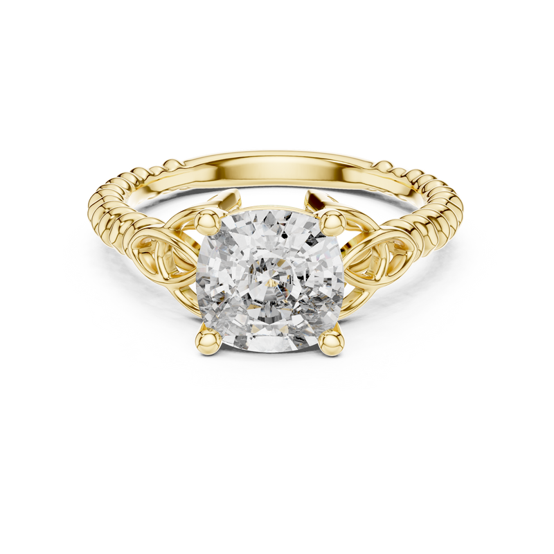 Ladies Ring DDLR-049@7 - Yellow Gold - Image