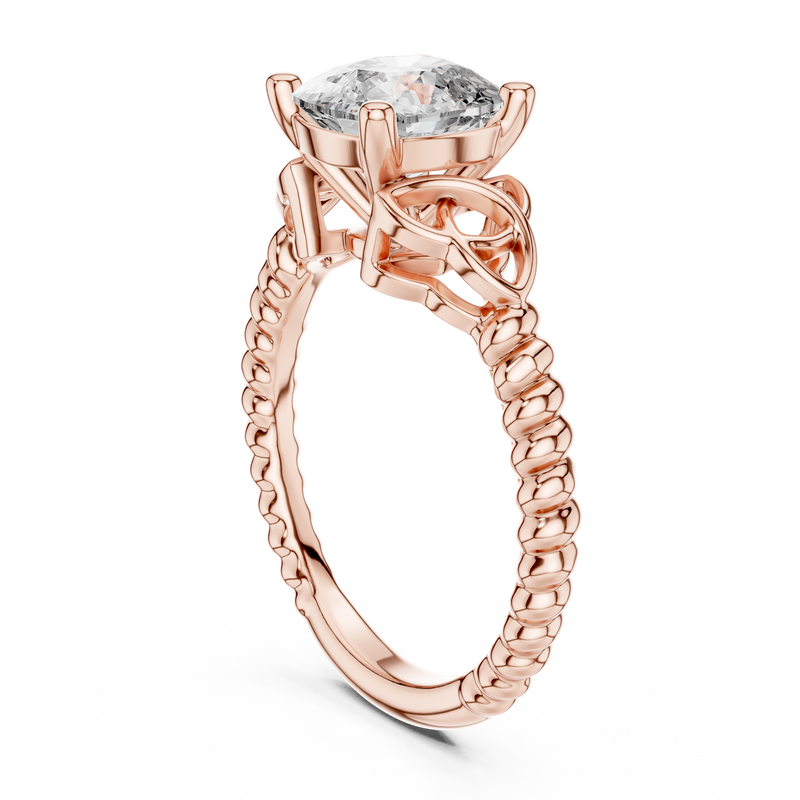Ladies Ring DDLR-049@7 - Rose Gold - Image