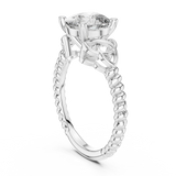 Ladies Ring DDLR-049@7 - White Gold - Image