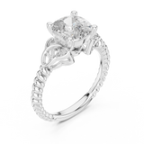 Ladies Ring DDLR-049@7 - White Gold - Image