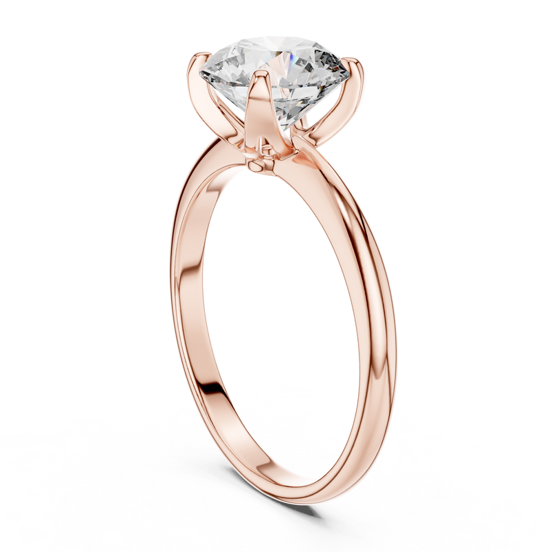 Ladies Ring DDLR-050@7 - Rose Gold - Image
