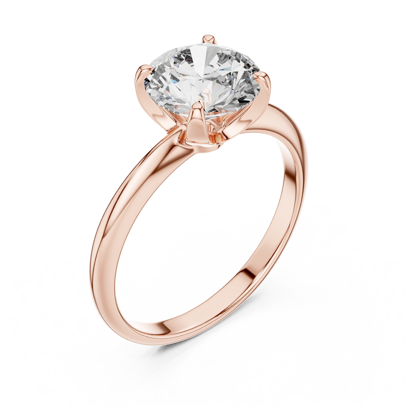 Ladies Ring DDLR-050@7 - Rose Gold - Image