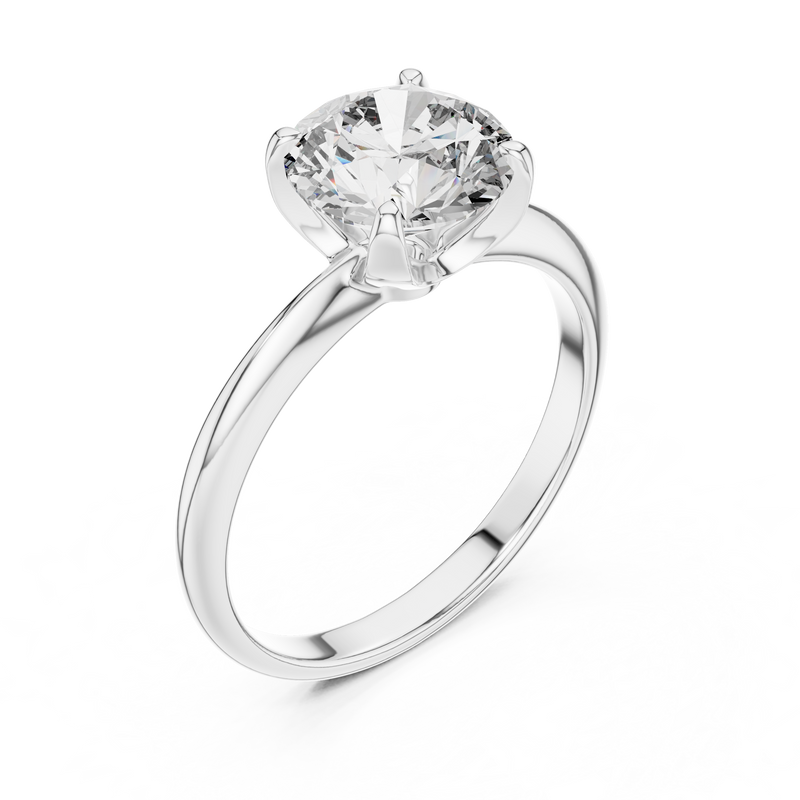 Ladies Ring DDLR-050@7 - White Gold - Image