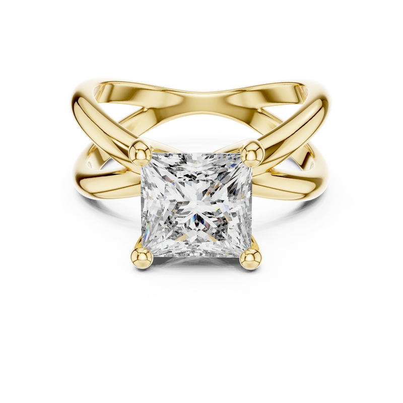 Ladies Ring DDLR-051@7 - Yellow Gold - Image