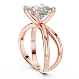 Ladies Ring DDLR-051@7 - Rose Gold - Image