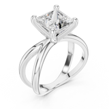 Ladies Ring DDLR-051@7 - White Gold - Image