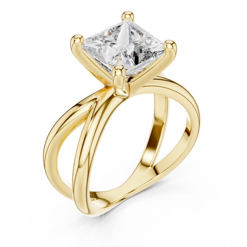 Ladies Ring DDLR-051@7 - Yellow Gold - Image