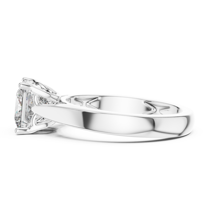 Ladies Ring DDLR-052@7 - White Gold - Image