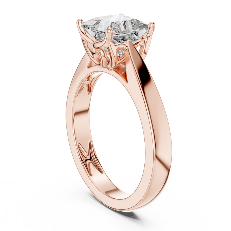 Ladies Ring DDLR-052@7 - Rose Gold - Image
