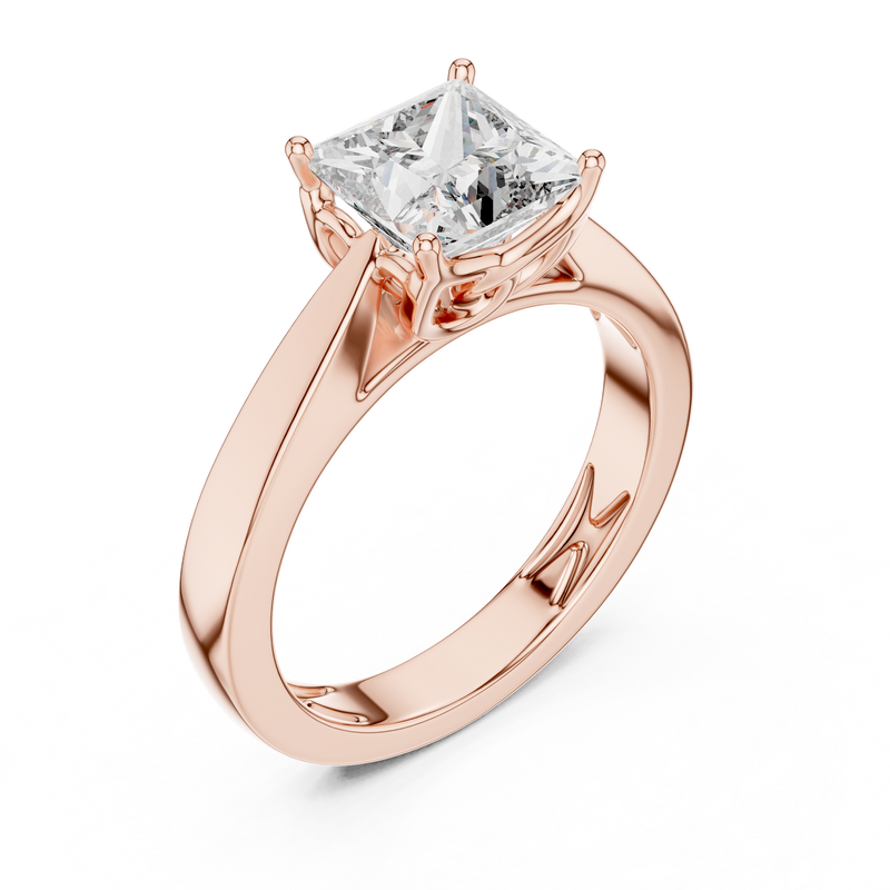 Ladies Ring DDLR-052@7 - Rose Gold - Image