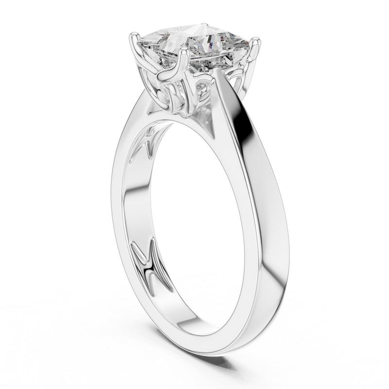 Ladies Ring DDLR-052@7 - White Gold - Image