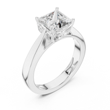 Ladies Ring DDLR-052@7 - White Gold - Image