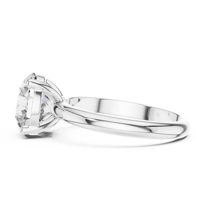 Ladies Ring DDLR-054@7 - White Gold - Image
