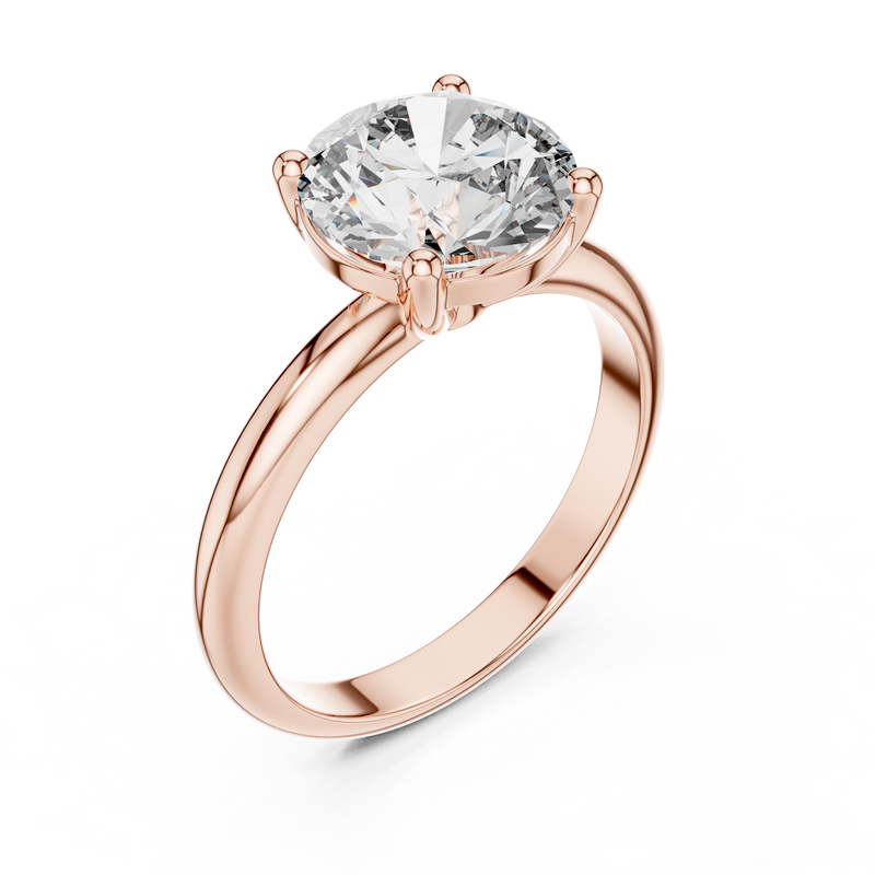 Ladies Ring DDLR-054@7 - Rose Gold - Image
