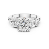 Ladies Ring DDLR-055@7 - White Gold - Image