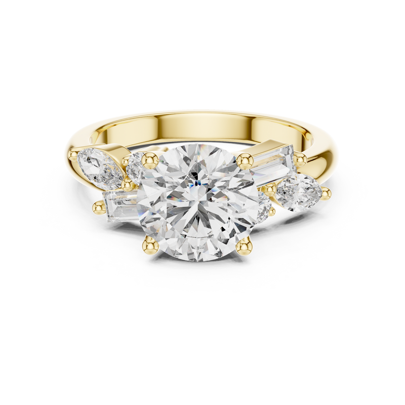 Ladies Ring DDLR-055@7 - Yellow Gold - Image