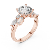 Ladies Ring DDLR-055@7 - Rose Gold - Image
