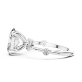 Ladies Ring DDLR-056@7 - White Gold - Image