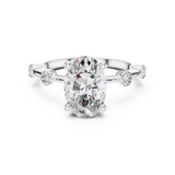 Ladies Ring DDLR-056@7 - White Gold - Image