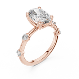 Ladies Ring DDLR-056@7 - Rose Gold - Image