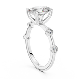 Ladies Ring DDLR-056@7 - White Gold - Image