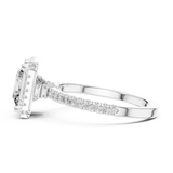Ladies Ring DDLR-057@7 - White Gold - Image
