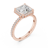 Ladies Ring DDLR-057@7 - Rose Gold - Image