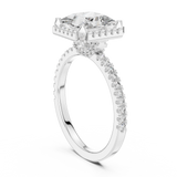 Ladies Ring DDLR-057@7 - White Gold - Image