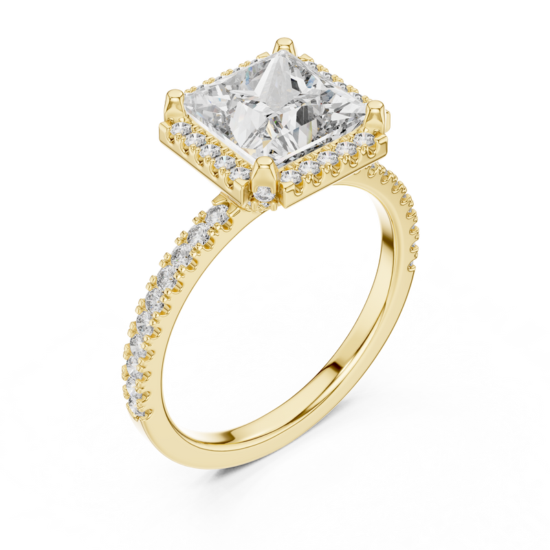 Ladies Ring DDLR-057@7 - Yellow Gold - Image