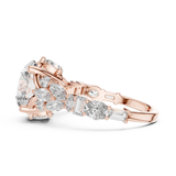 Ladies Ring DDLR-058@7 - Rose Gold - Image