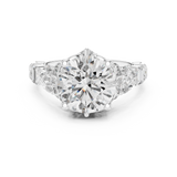 Ladies Ring DDLR-058@7 - White Gold - Image