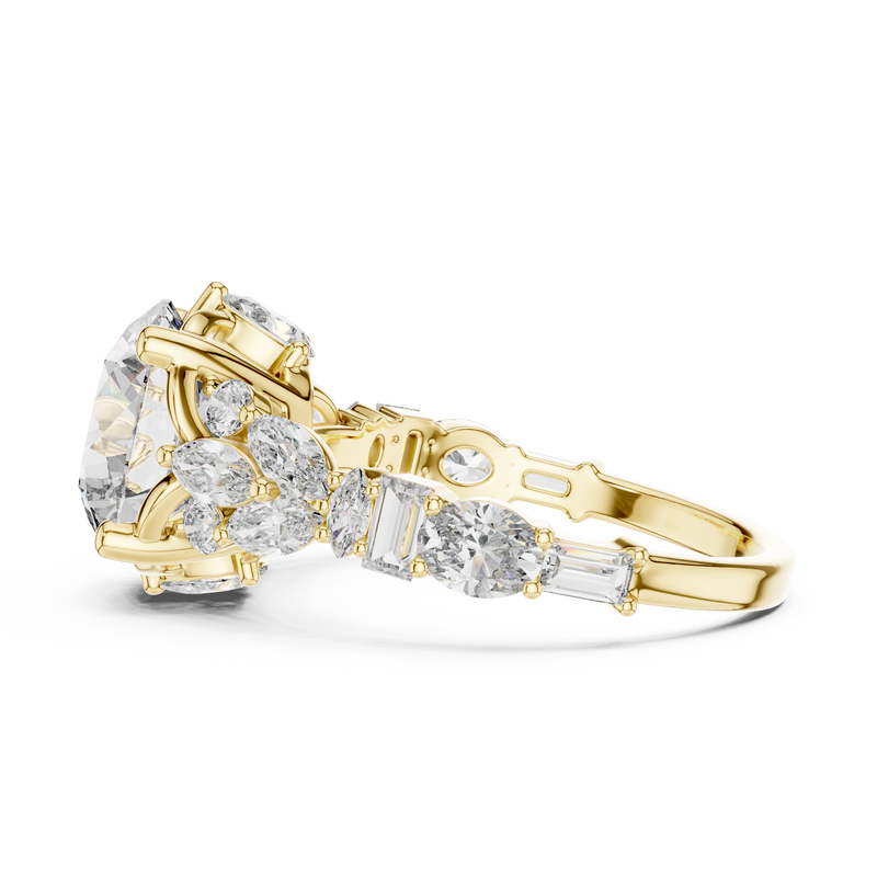 Ladies Ring DDLR-058@7 - Yellow Gold - Image