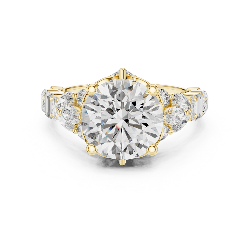 Ladies Ring DDLR-058@7 - Yellow Gold - Image