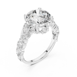 Ladies Ring DDLR-058@7 - White Gold - Image