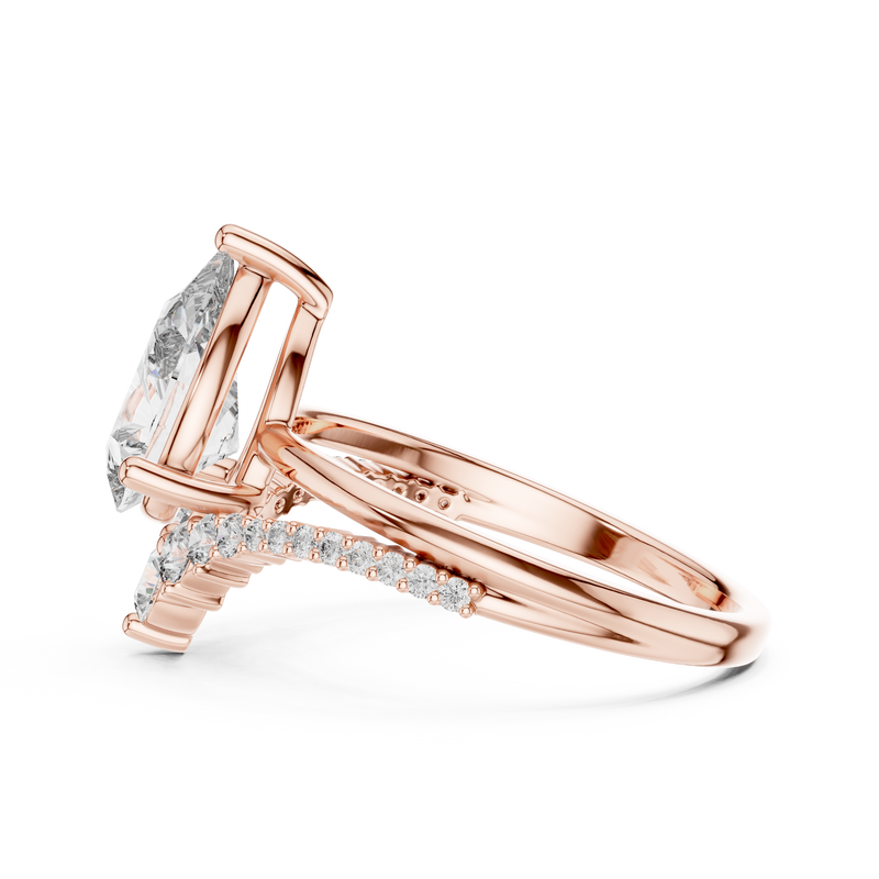 Ladies Ring DDLR-059 - Rose Gold - Image