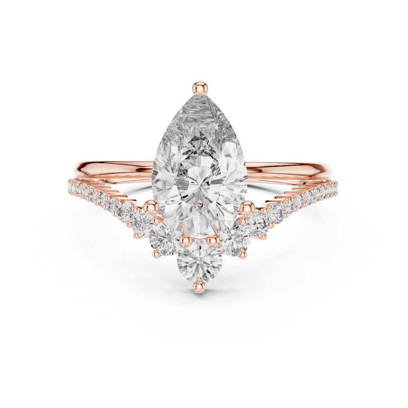 Ladies Ring DDLR-059 - Rose Gold - Image