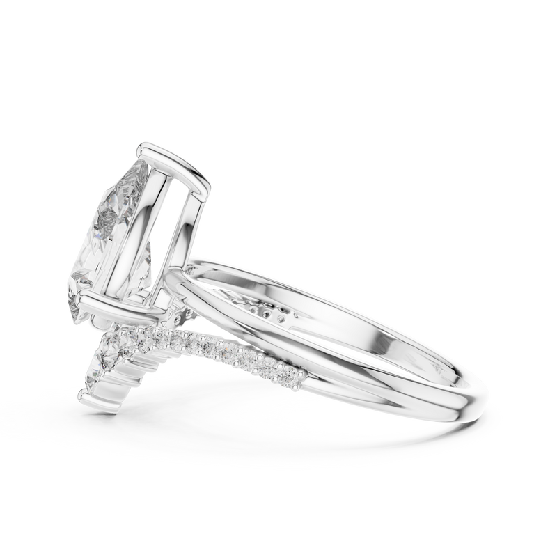Ladies Ring DDLR-059 - White Gold - Image