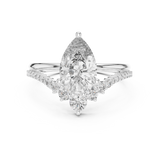 Ladies Ring DDLR-059 - White Gold - Image