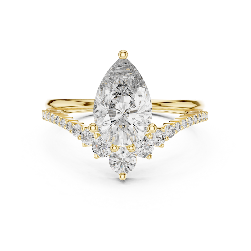 Ladies Ring DDLR-059 - Yellow Gold - Image